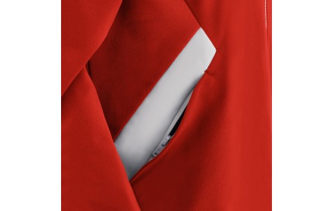 FH - BASTET FULL ZIP TOP HOODY WOMAN RED/WHT