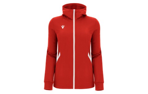 FH - BASTET FULL ZIP TOP HOODY WOMAN RED/WHT