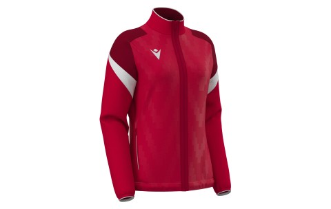 FH - ATHENA WOMAN FULL ZIP TOP RED/WHT