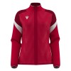 FH - ATHENA WOMAN FULL ZIP TOP RED/WHT
