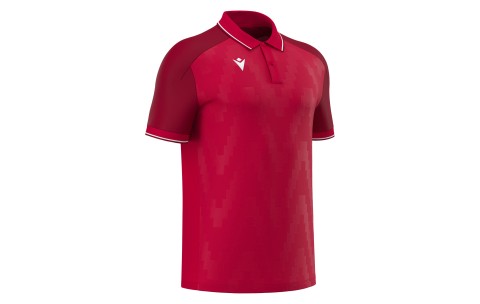 FH - ECHOES POLO RED/WHT