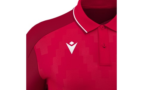 FH - ECHOES POLO RED/WHT